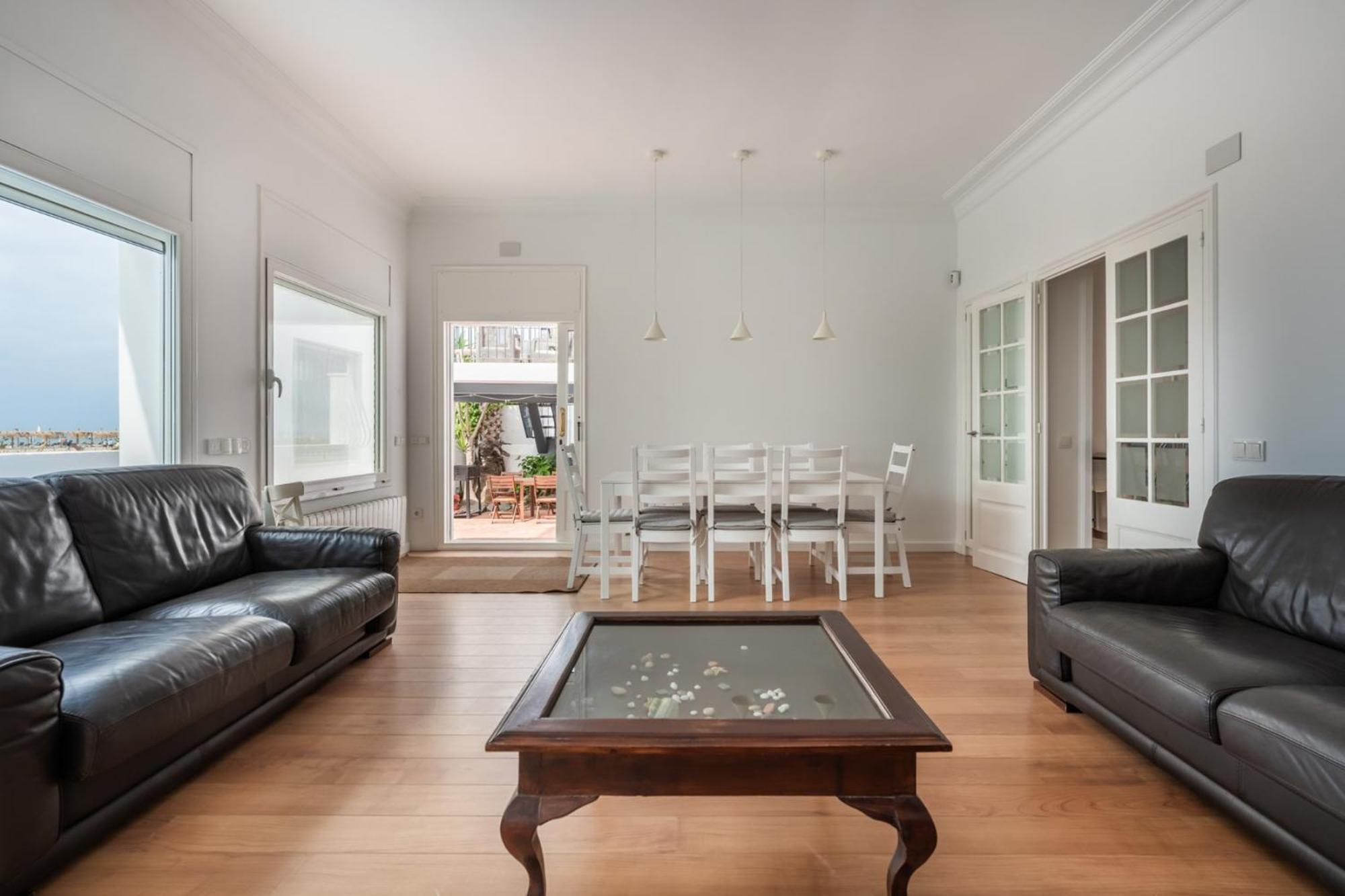 Beach Villa Cristina By Hhbcn Castelldefels Rum bild